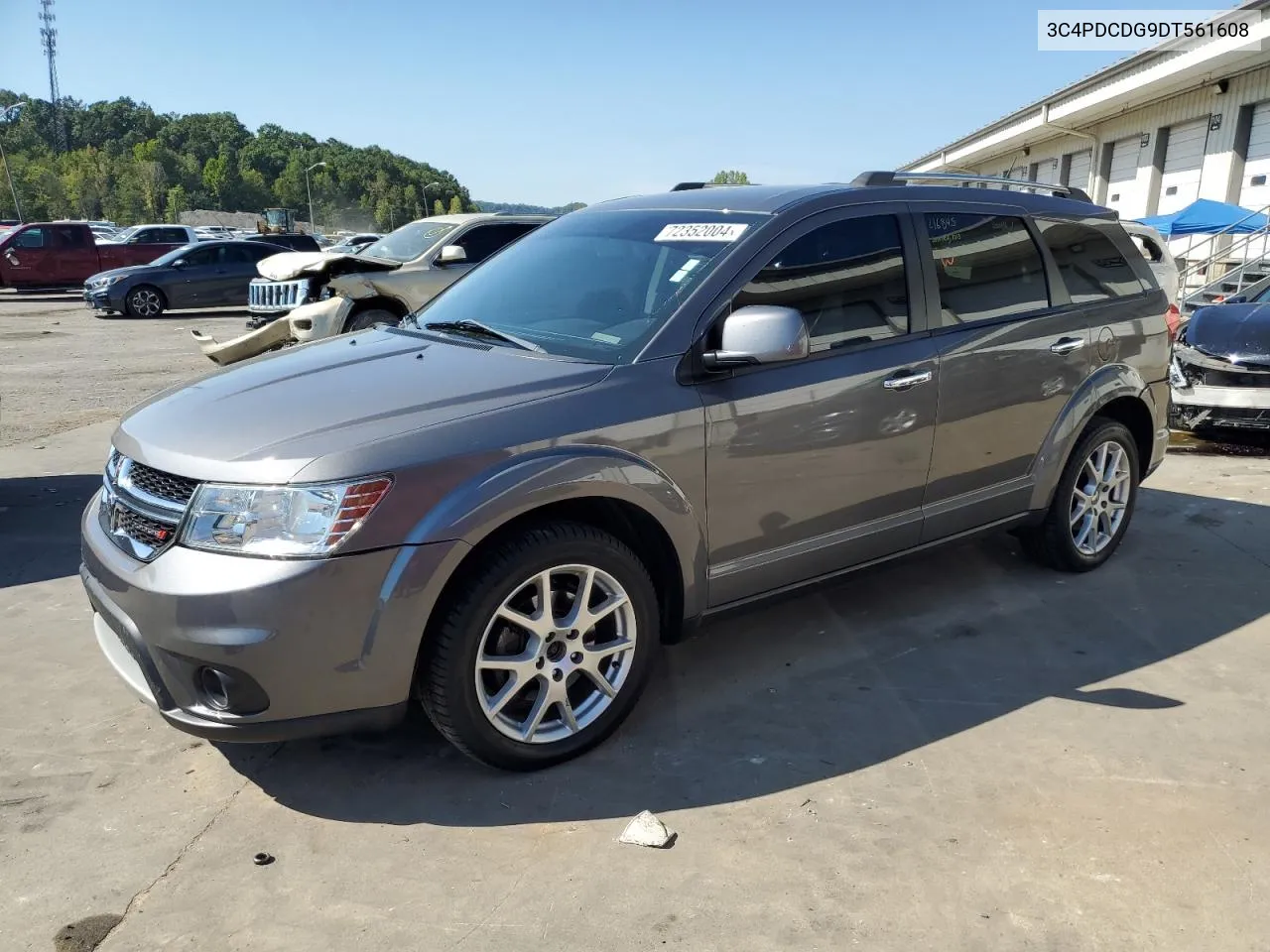 2013 Dodge Journey Crew VIN: 3C4PDCDG9DT561608 Lot: 72352004