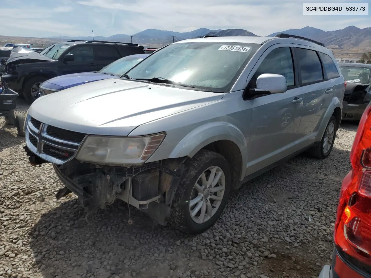 2013 Dodge Journey Sxt VIN: 3C4PDDBG4DT533773 Lot: 72361524