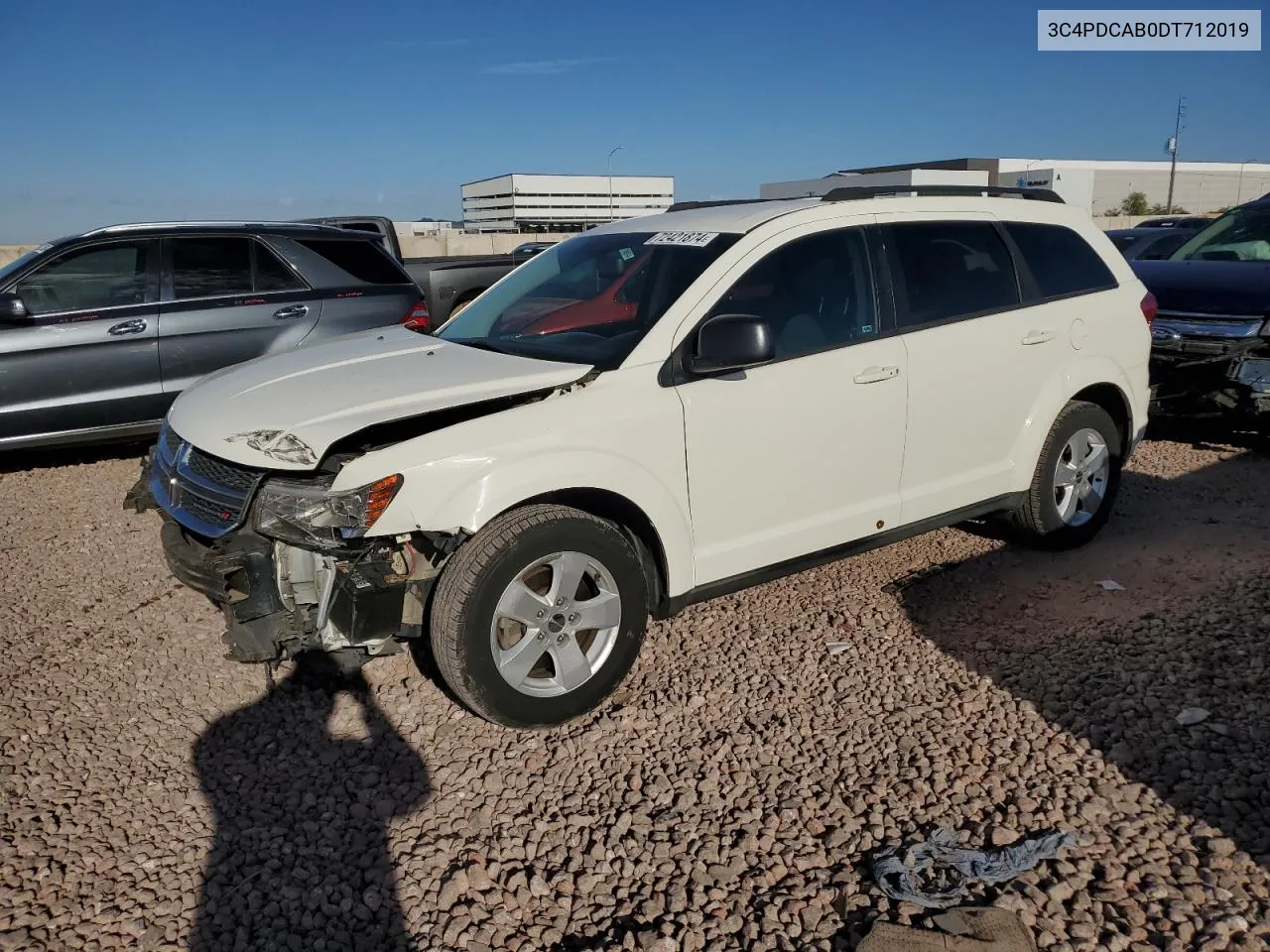 2013 Dodge Journey Se VIN: 3C4PDCAB0DT712019 Lot: 72421874