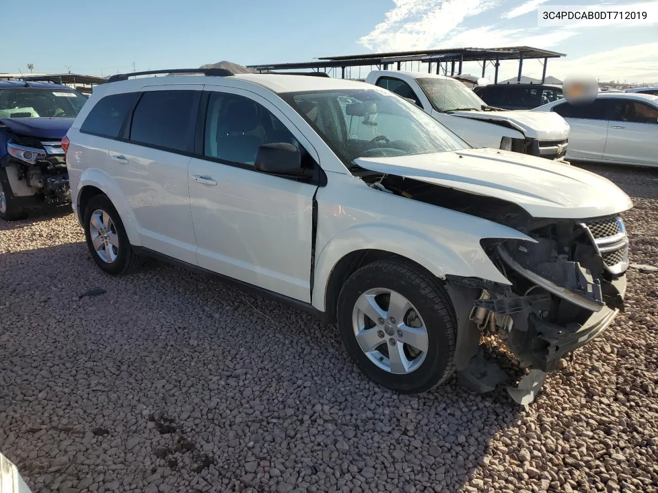 2013 Dodge Journey Se VIN: 3C4PDCAB0DT712019 Lot: 72421874