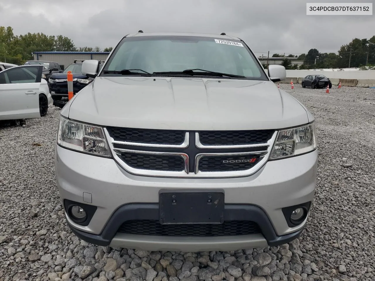 2013 Dodge Journey Sxt VIN: 3C4PDCBG7DT637152 Lot: 72539184