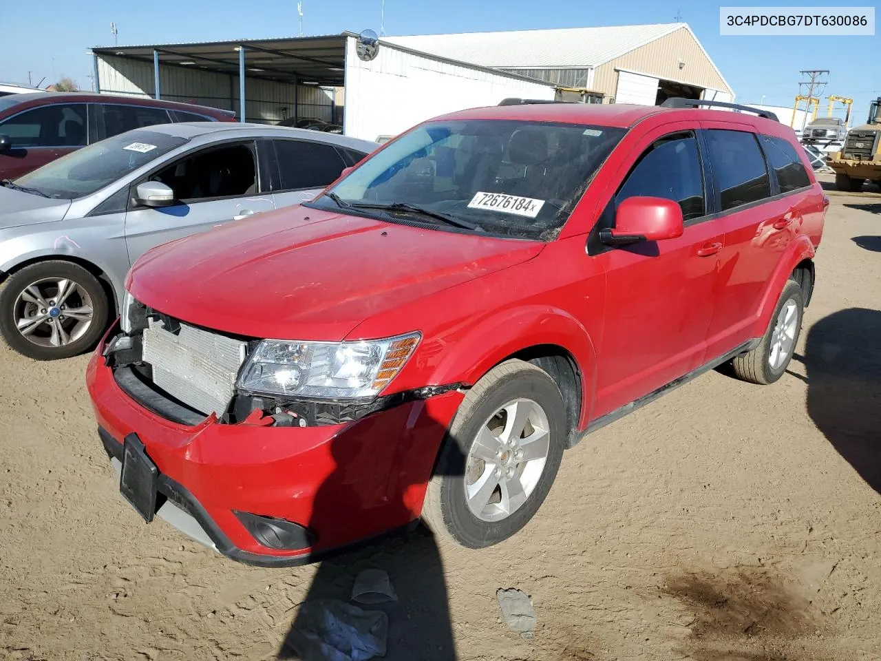 2013 Dodge Journey Sxt VIN: 3C4PDCBG7DT630086 Lot: 72676184