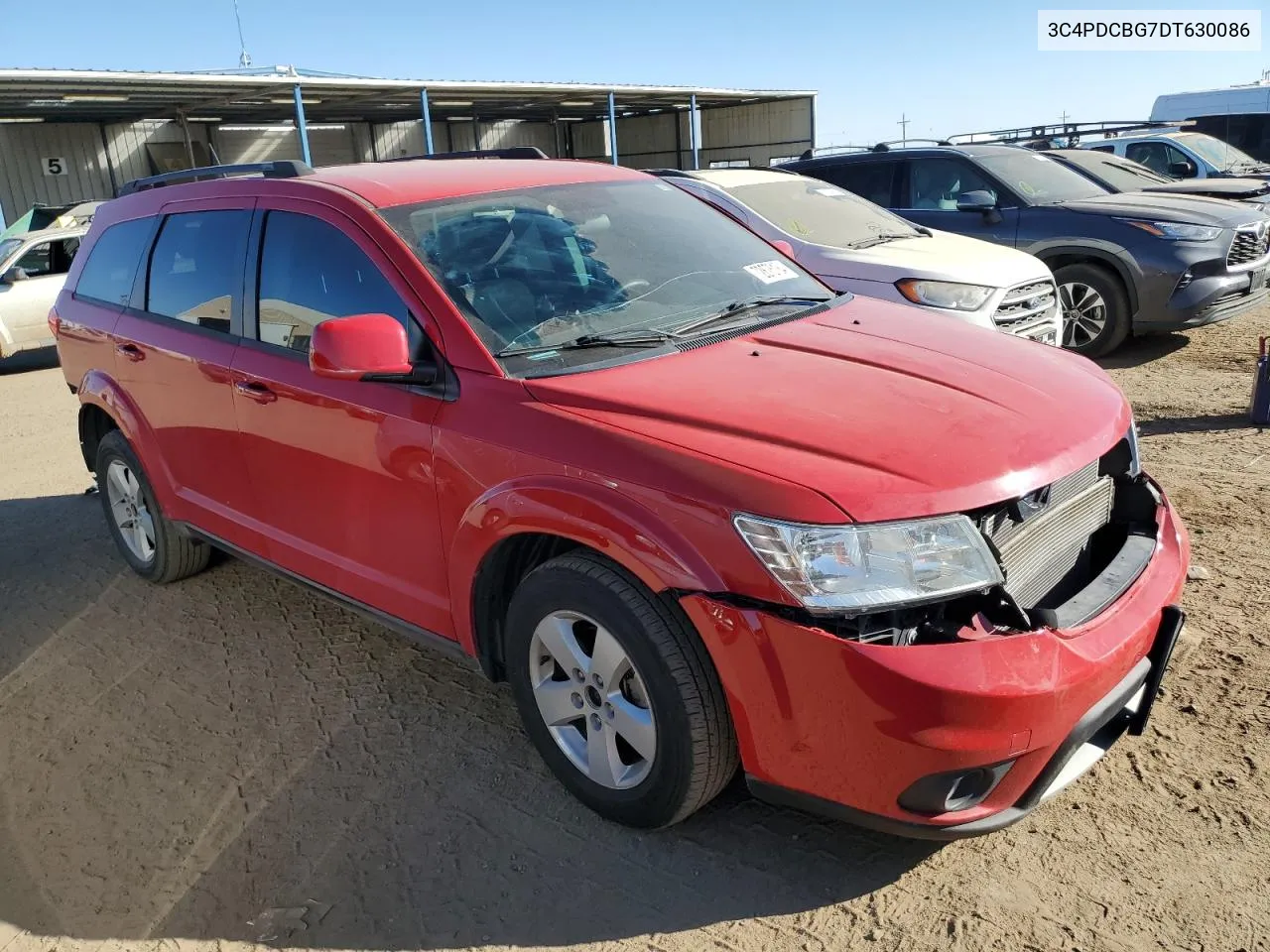 2013 Dodge Journey Sxt VIN: 3C4PDCBG7DT630086 Lot: 72676184