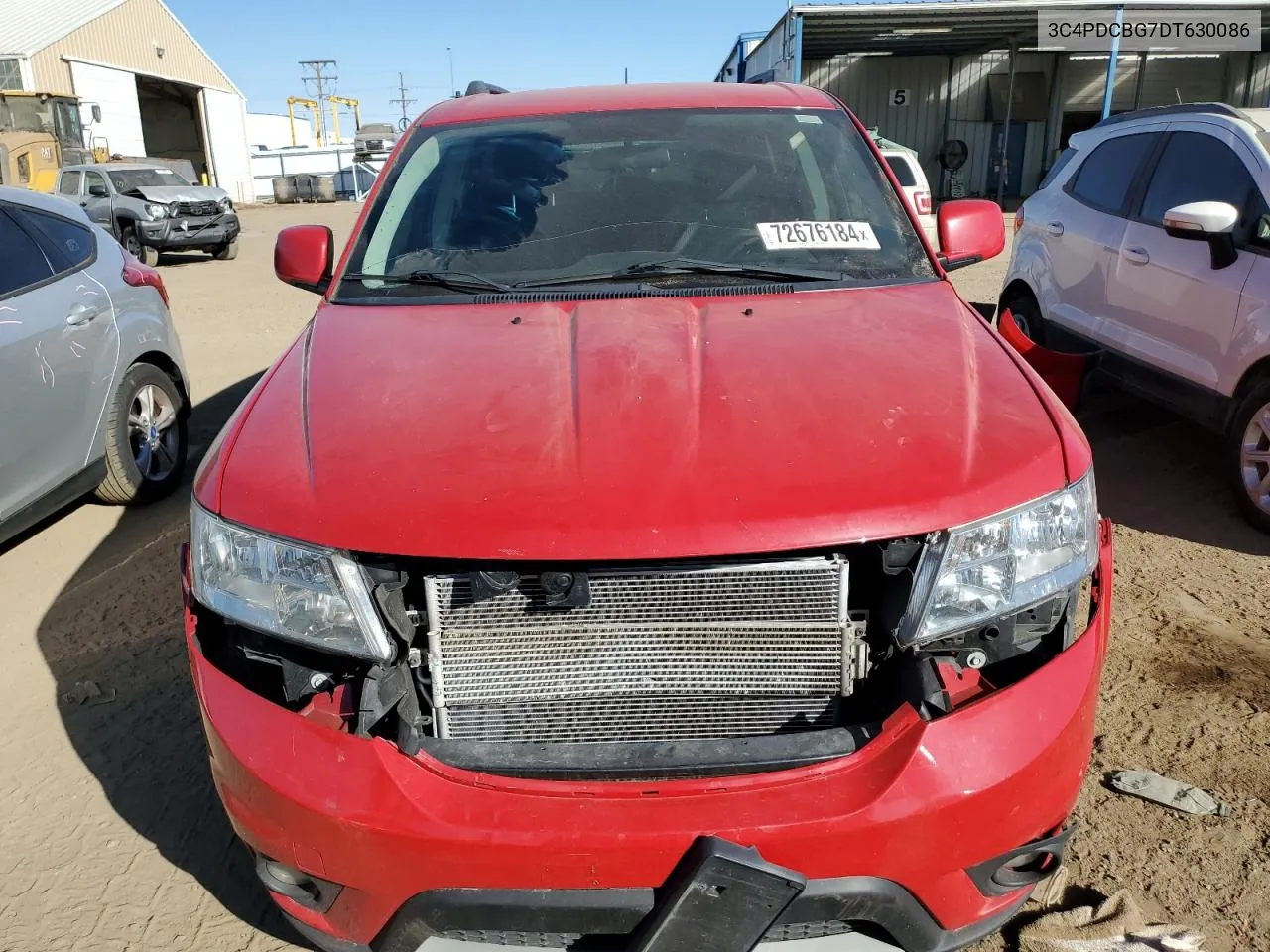 2013 Dodge Journey Sxt VIN: 3C4PDCBG7DT630086 Lot: 72676184