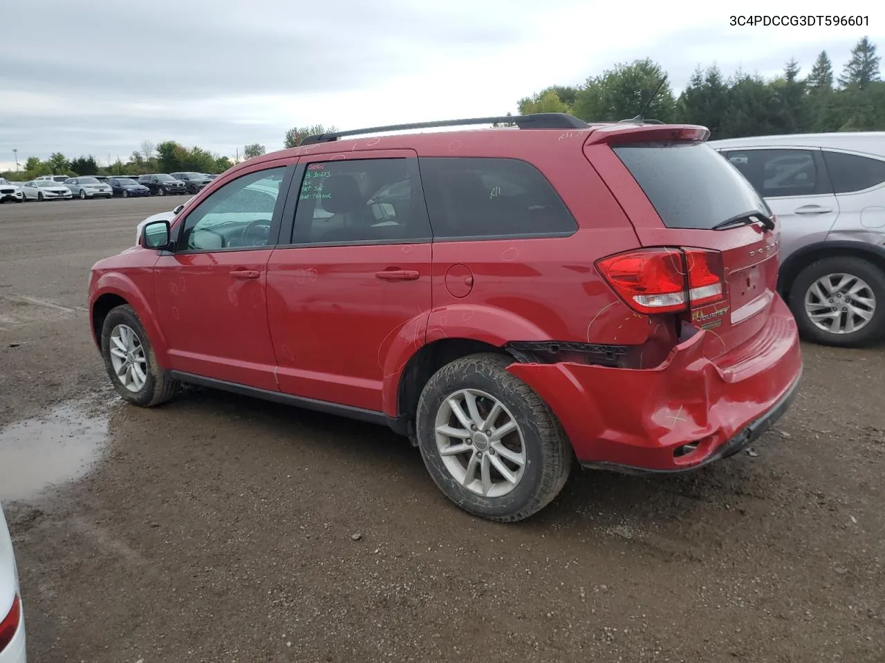 2013 Dodge Journey Sxt VIN: 3C4PDCCG3DT596601 Lot: 72743844