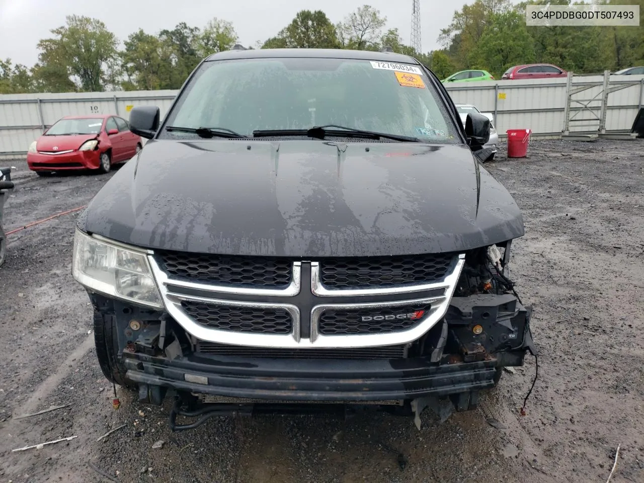 2013 Dodge Journey Sxt VIN: 3C4PDDBG0DT507493 Lot: 72796034