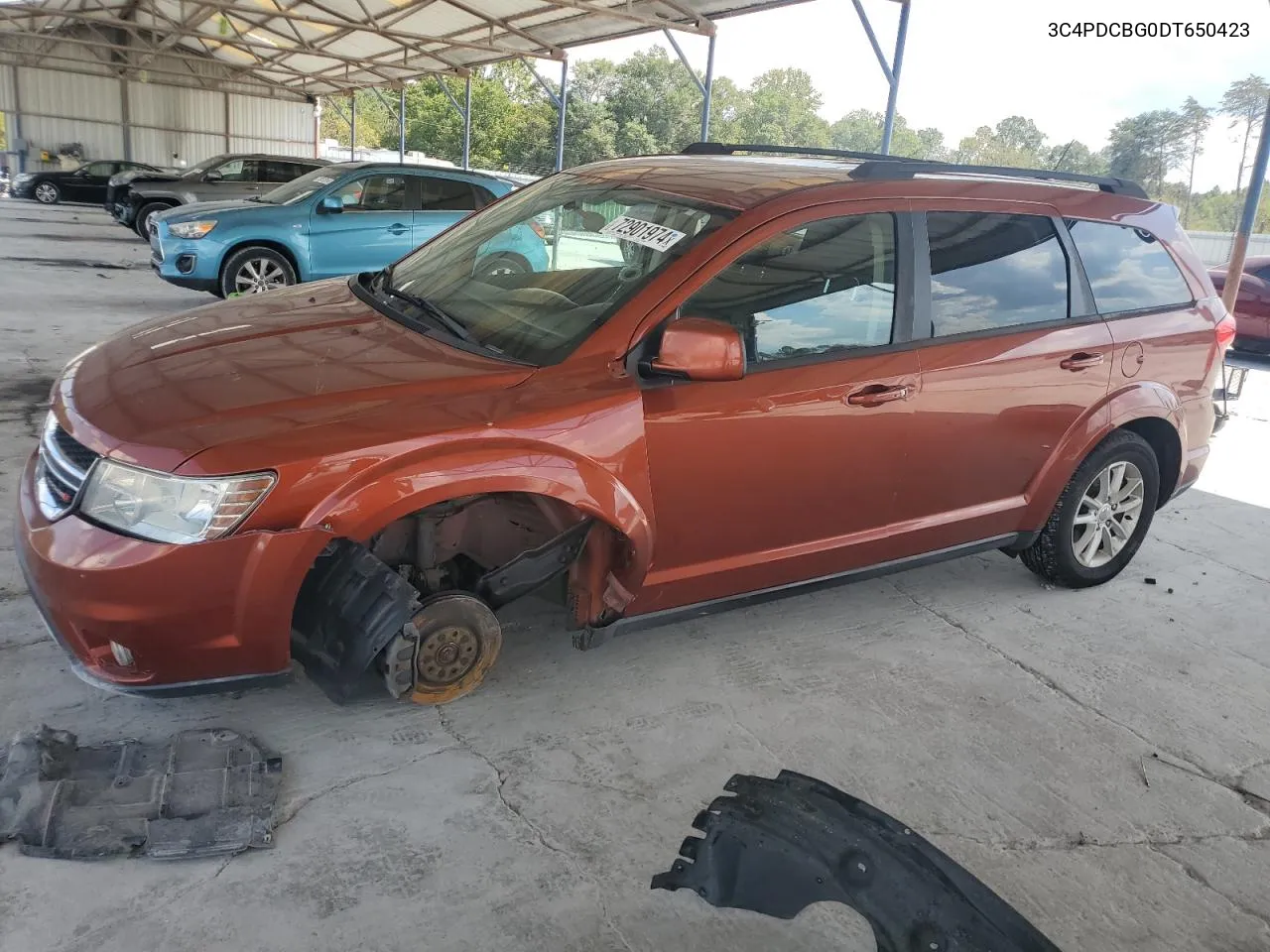 3C4PDCBG0DT650423 2013 Dodge Journey Sxt