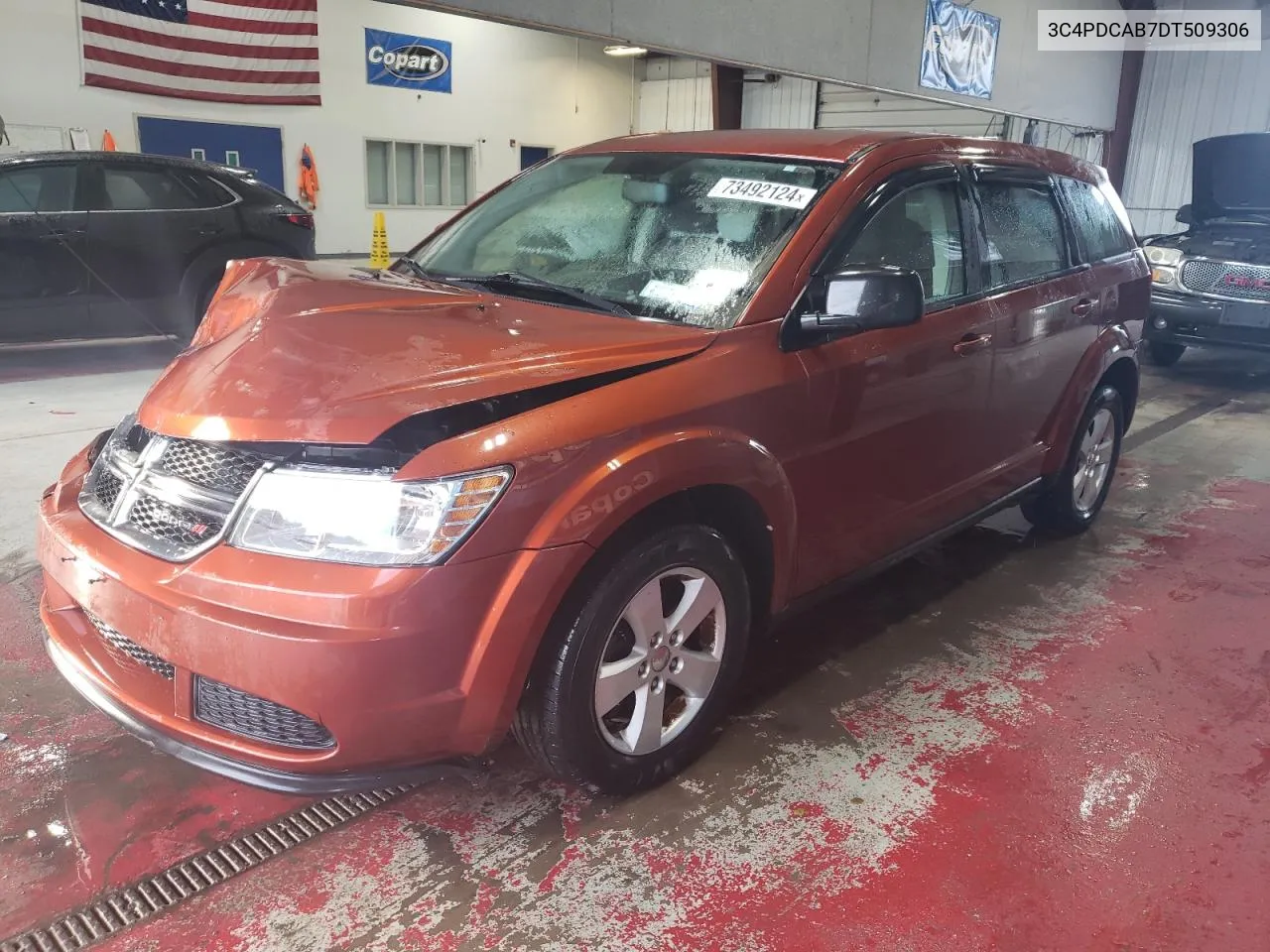 2013 Dodge Journey Se VIN: 3C4PDCAB7DT509306 Lot: 73492124