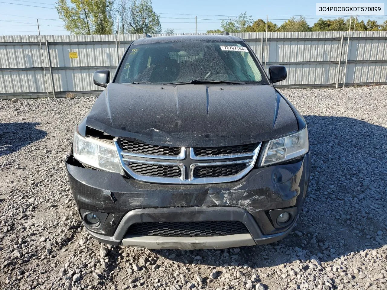 2013 Dodge Journey Sxt VIN: 3C4PDCBGXDT570899 Lot: 73707704