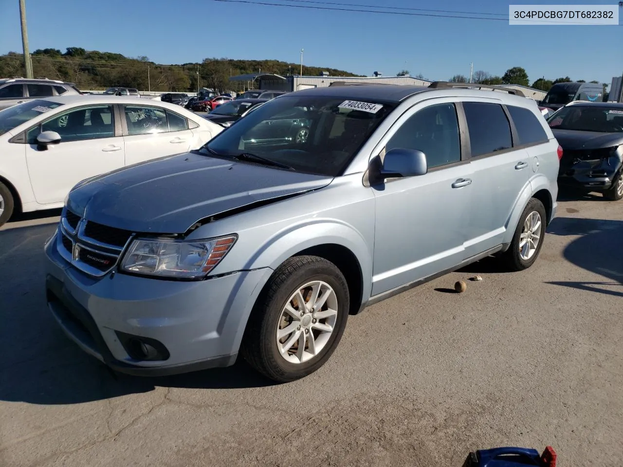 2013 Dodge Journey Sxt VIN: 3C4PDCBG7DT682382 Lot: 74033054