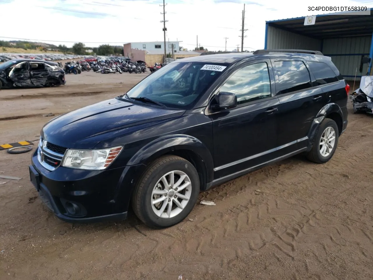 2013 Dodge Journey Sxt VIN: 3C4PDDBG1DT658309 Lot: 74100494