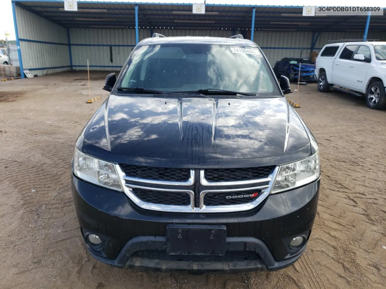 2013 Dodge Journey Sxt VIN: 3C4PDDBG1DT658309 Lot: 74100494