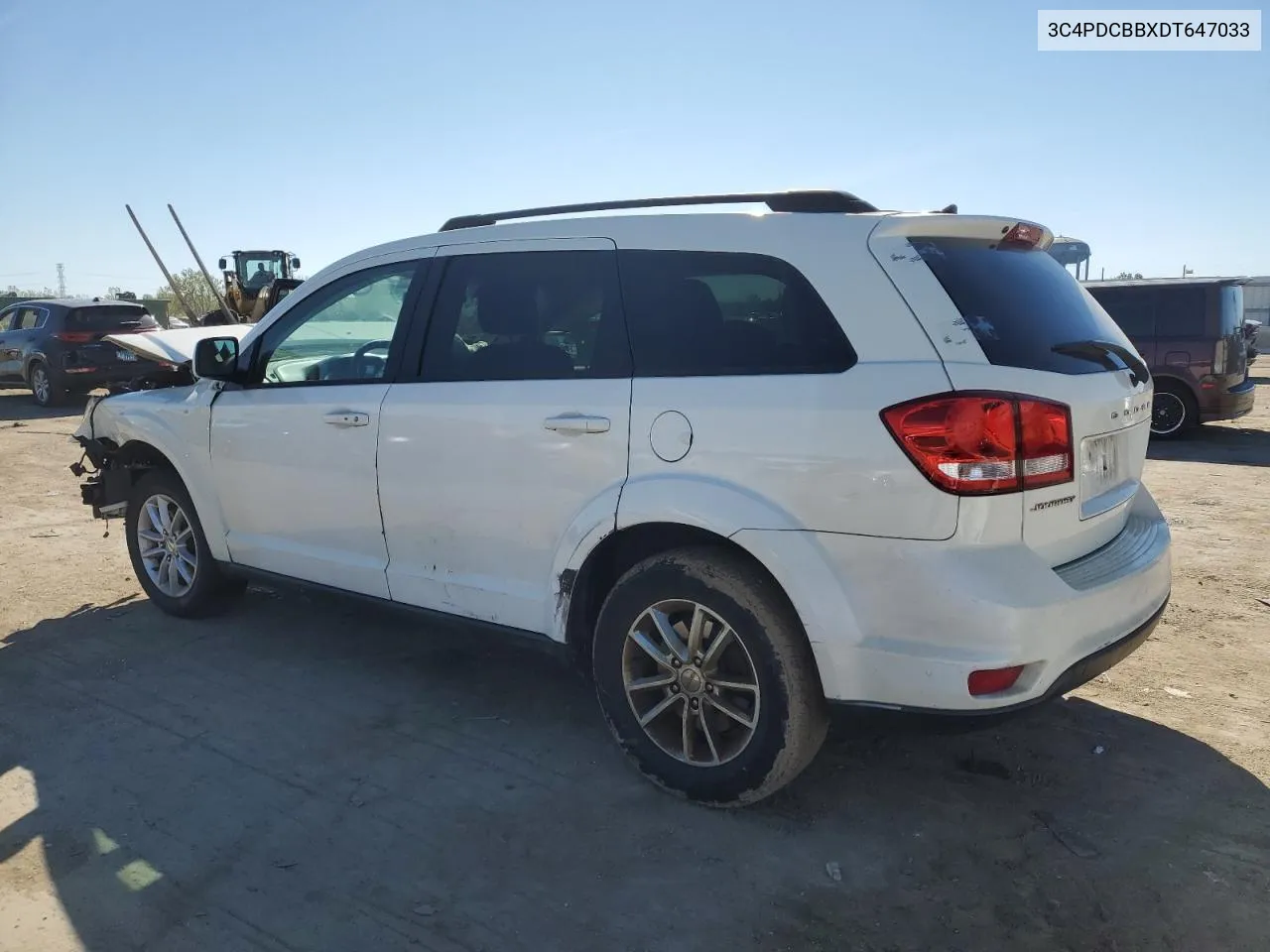 2013 Dodge Journey Sxt VIN: 3C4PDCBBXDT647033 Lot: 74207284