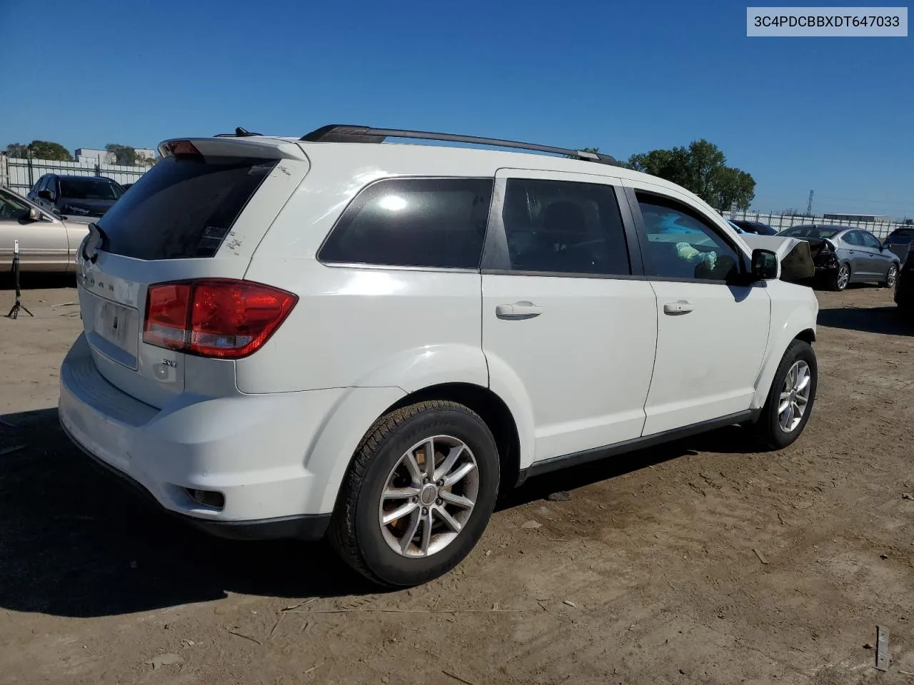 2013 Dodge Journey Sxt VIN: 3C4PDCBBXDT647033 Lot: 74207284