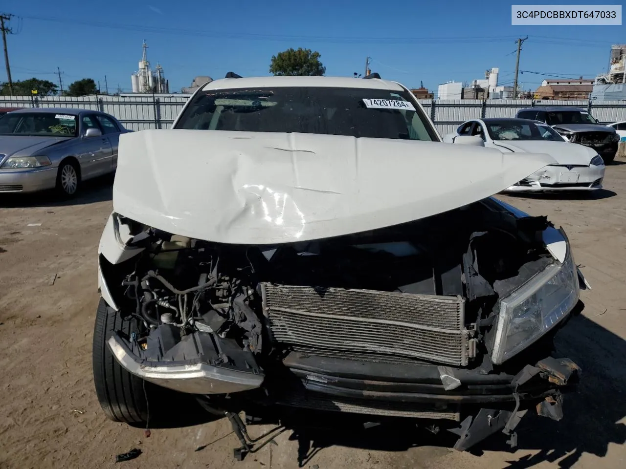 2013 Dodge Journey Sxt VIN: 3C4PDCBBXDT647033 Lot: 74207284