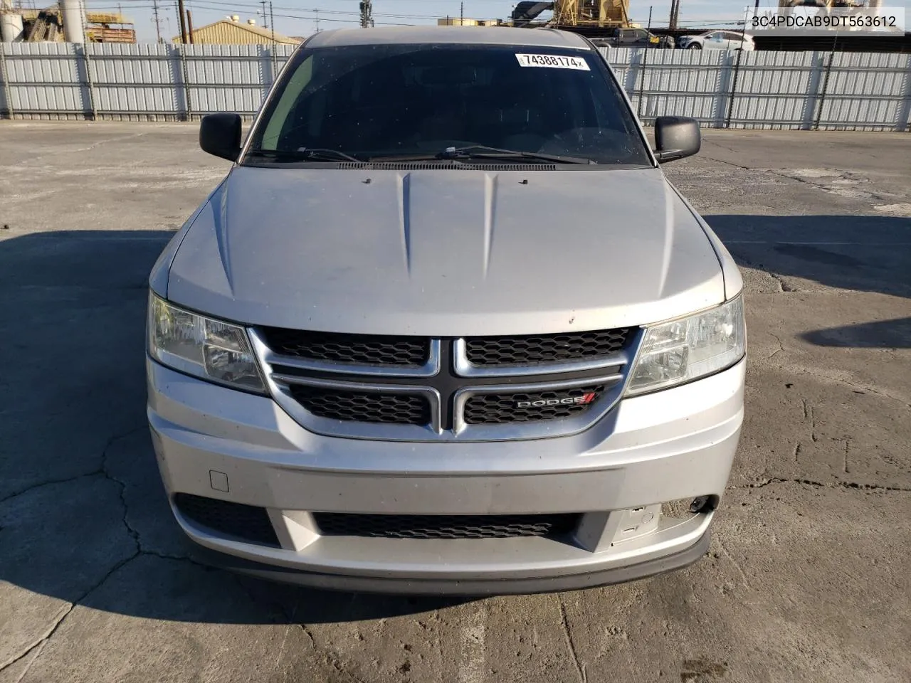 2013 Dodge Journey Se VIN: 3C4PDCAB9DT563612 Lot: 74388174