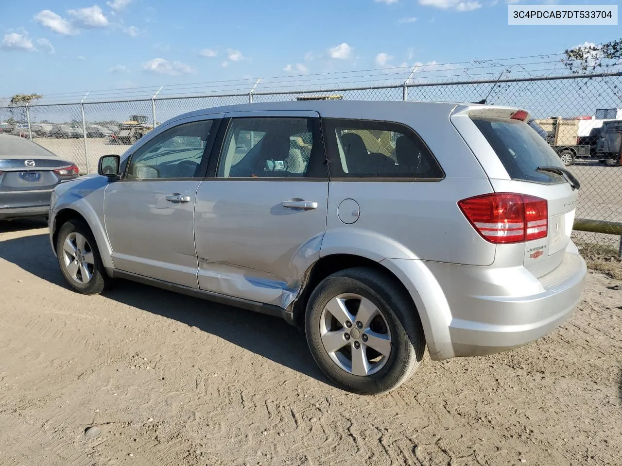 2013 Dodge Journey Se VIN: 3C4PDCAB7DT533704 Lot: 74545854