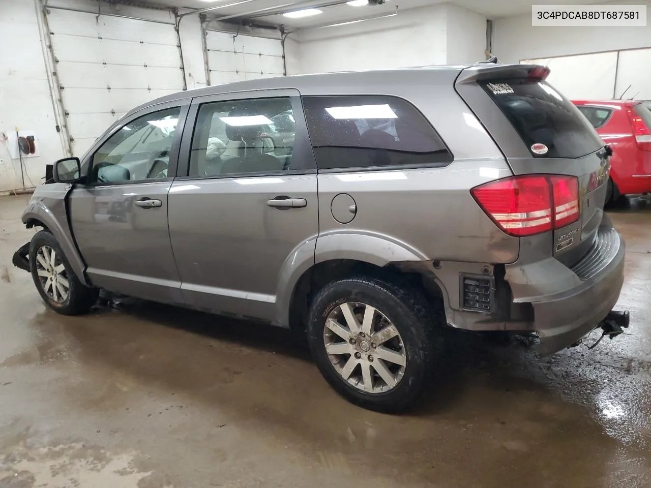 2013 Dodge Journey Se VIN: 3C4PDCAB8DT687581 Lot: 74898284