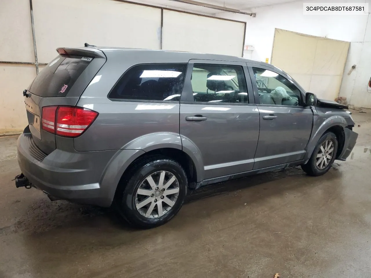 2013 Dodge Journey Se VIN: 3C4PDCAB8DT687581 Lot: 74898284