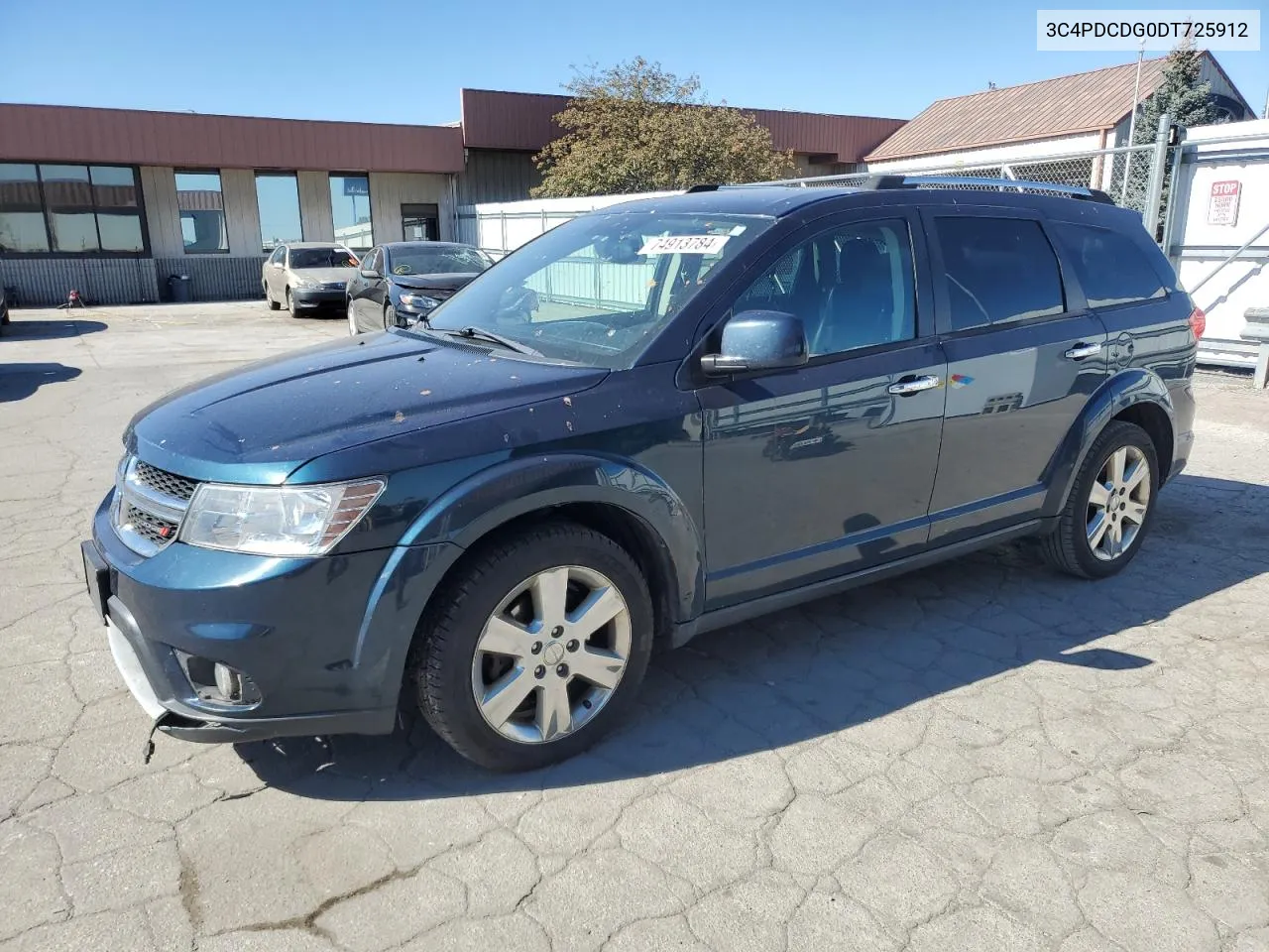 2013 Dodge Journey Crew VIN: 3C4PDCDG0DT725912 Lot: 74913784