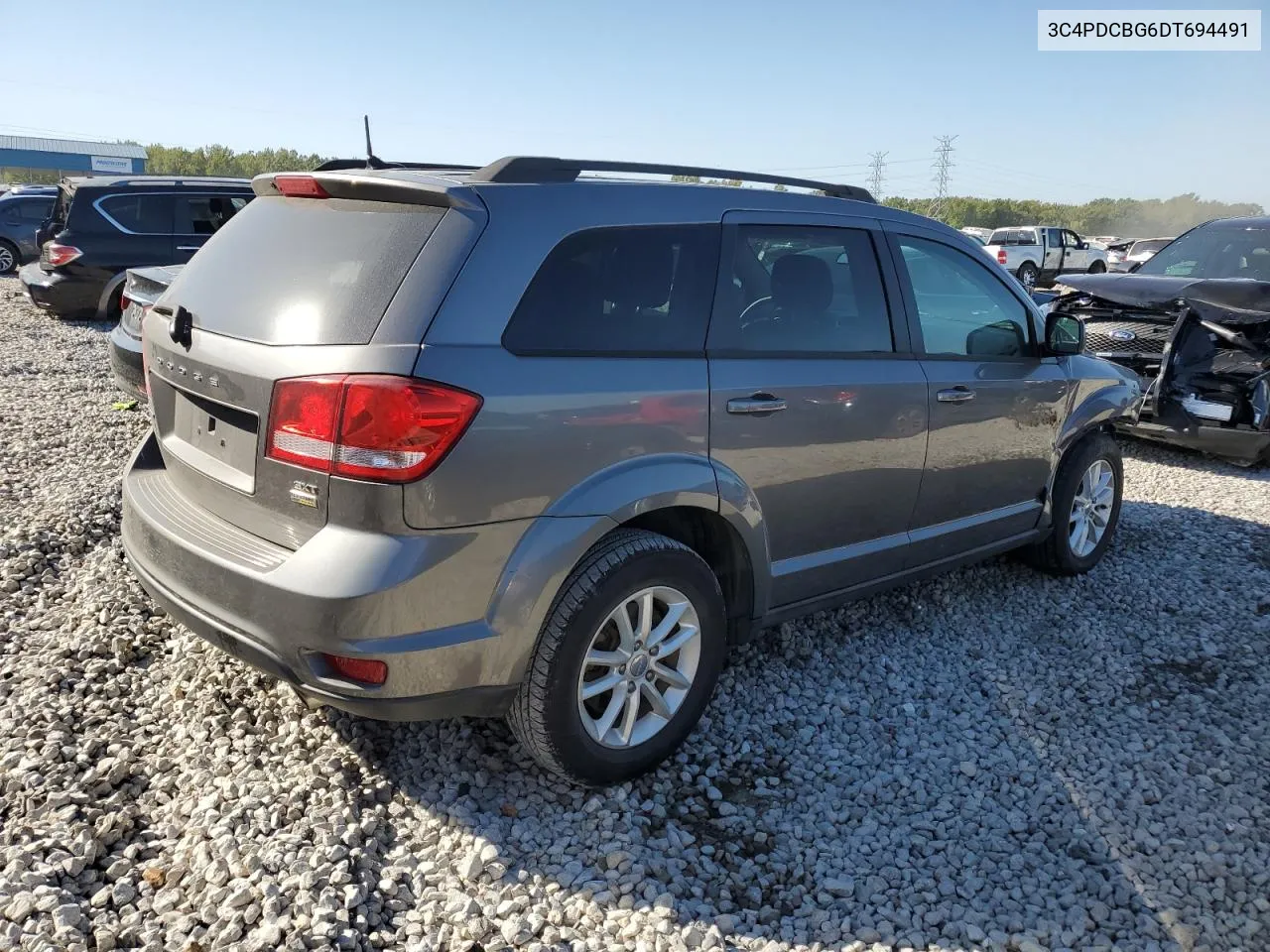 2013 Dodge Journey Sxt VIN: 3C4PDCBG6DT694491 Lot: 74997924