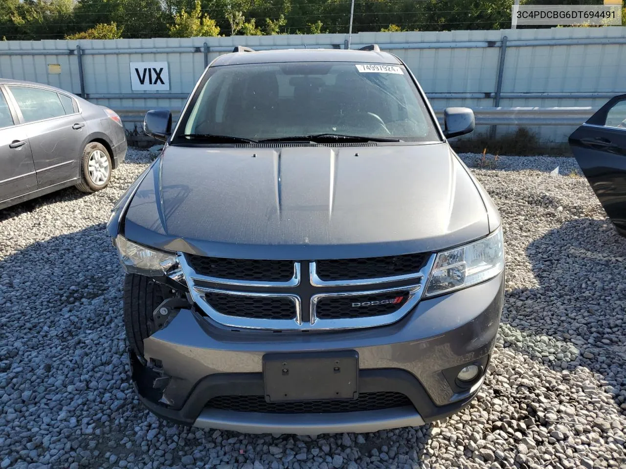 2013 Dodge Journey Sxt VIN: 3C4PDCBG6DT694491 Lot: 74997924