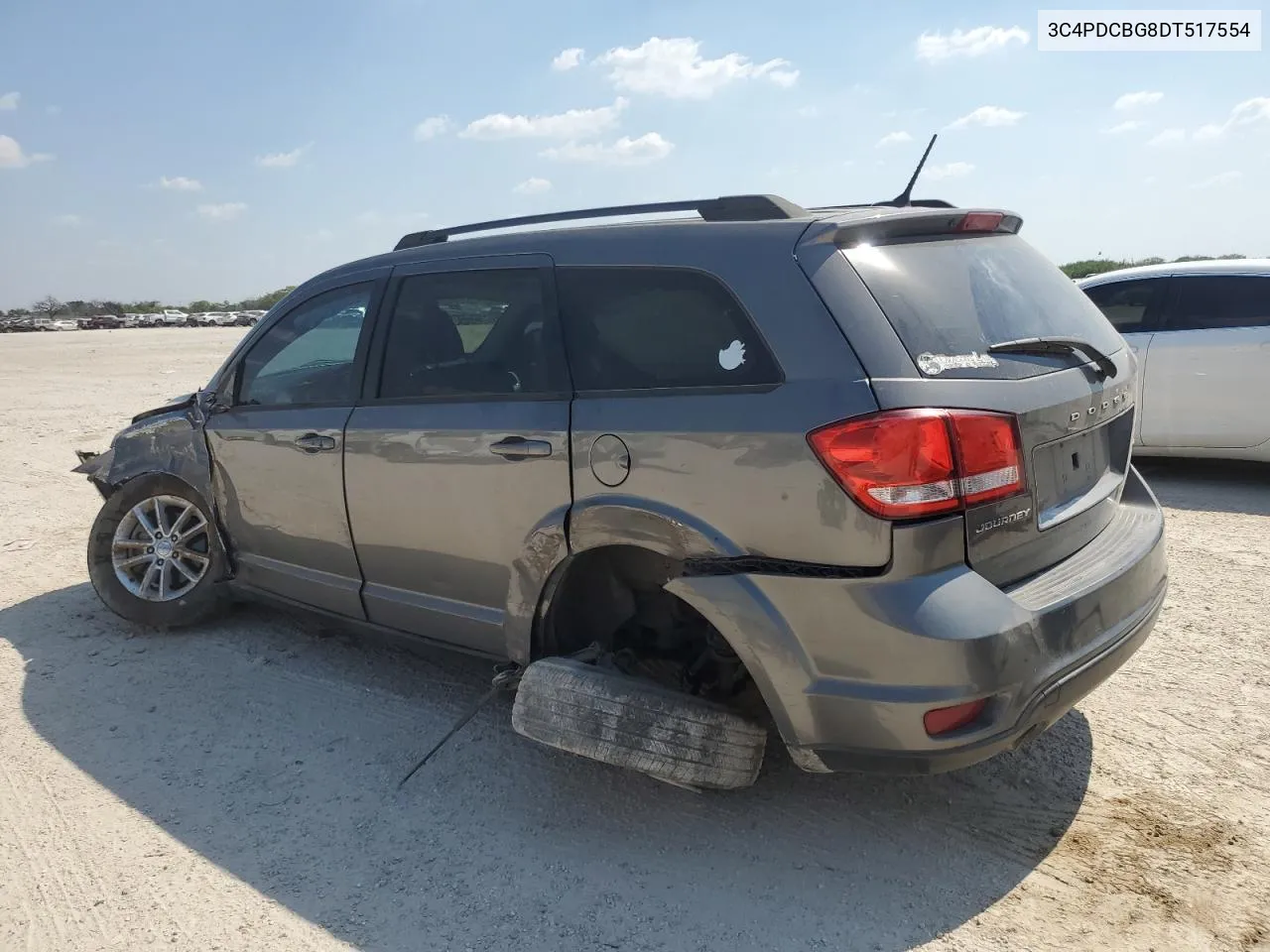 2013 Dodge Journey Sxt VIN: 3C4PDCBG8DT517554 Lot: 75156784