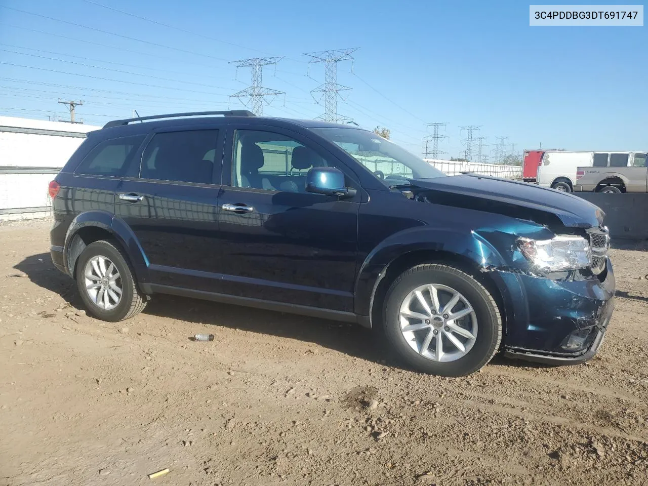 2013 Dodge Journey Sxt VIN: 3C4PDDBG3DT691747 Lot: 75209064