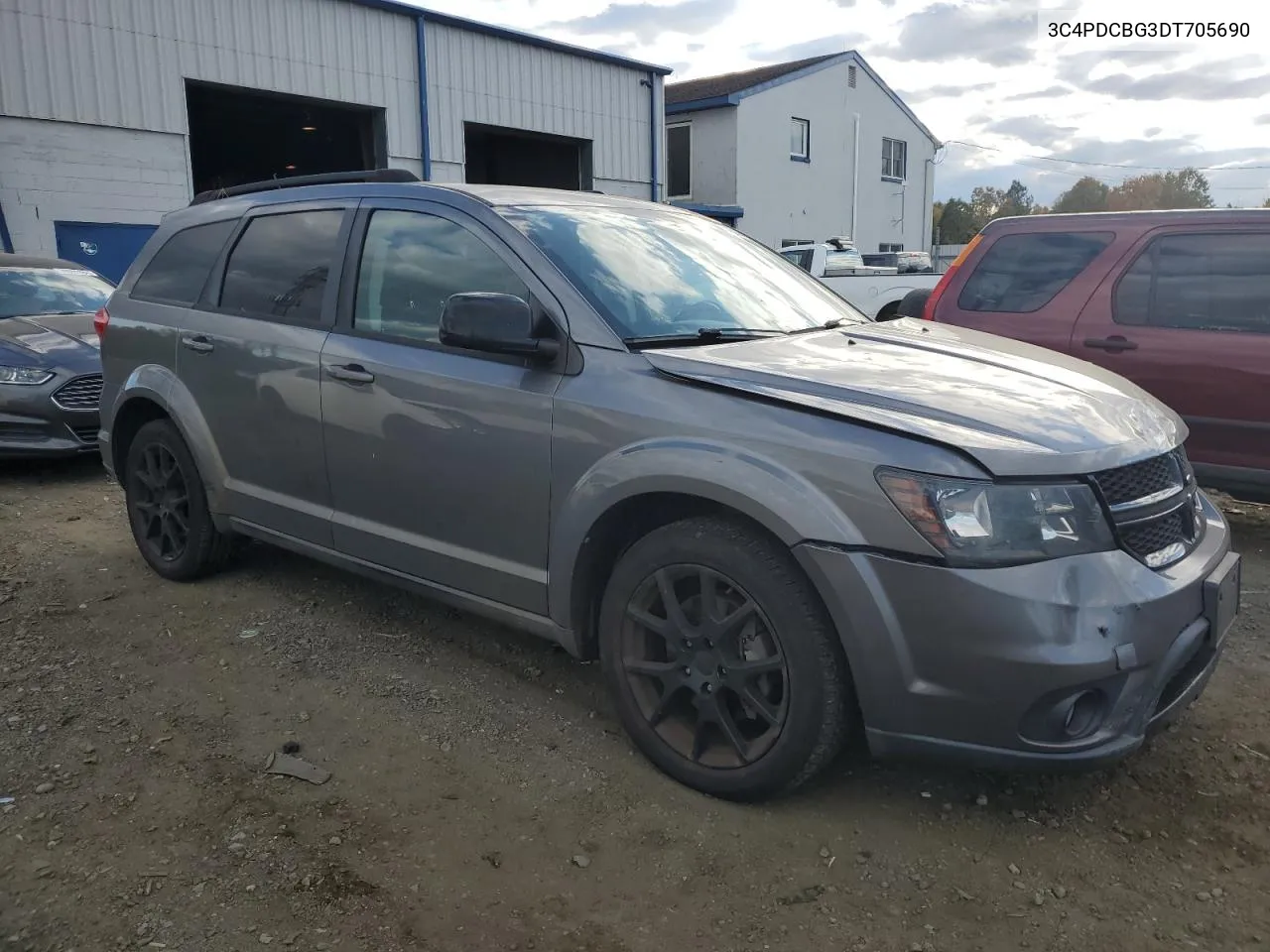 2013 Dodge Journey Sxt VIN: 3C4PDCBG3DT705690 Lot: 75444654