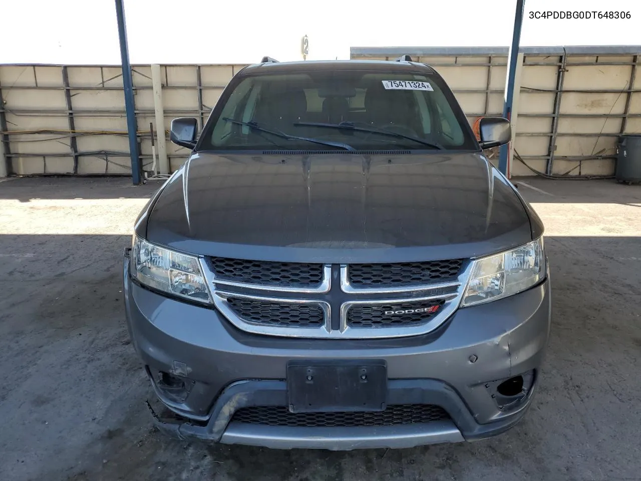 2013 Dodge Journey Sxt VIN: 3C4PDDBG0DT648306 Lot: 75471324