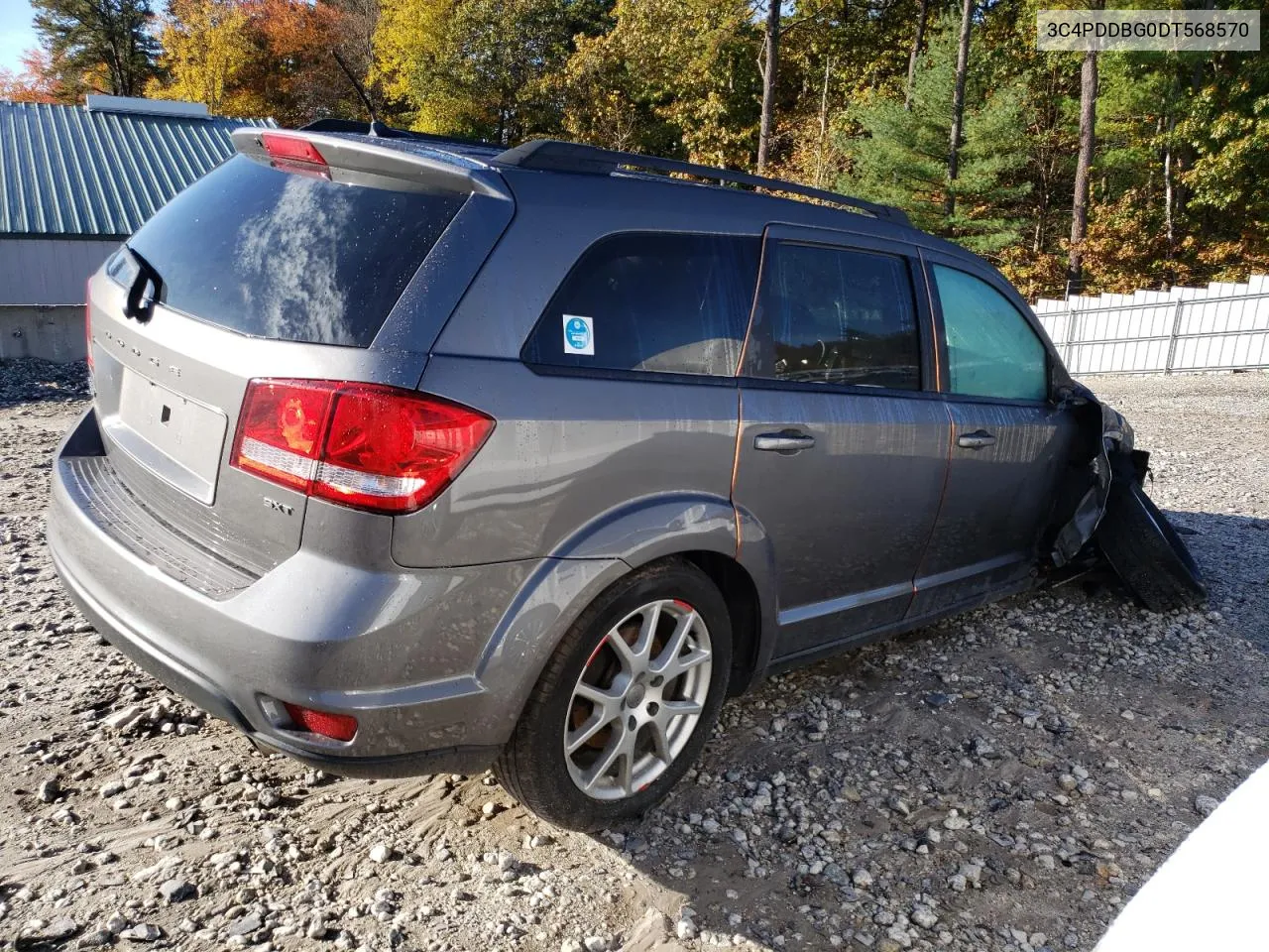 2013 Dodge Journey Sxt VIN: 3C4PDDBG0DT568570 Lot: 75831814