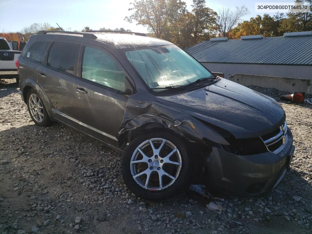 2013 Dodge Journey Sxt VIN: 3C4PDDBG0DT568570 Lot: 75831814