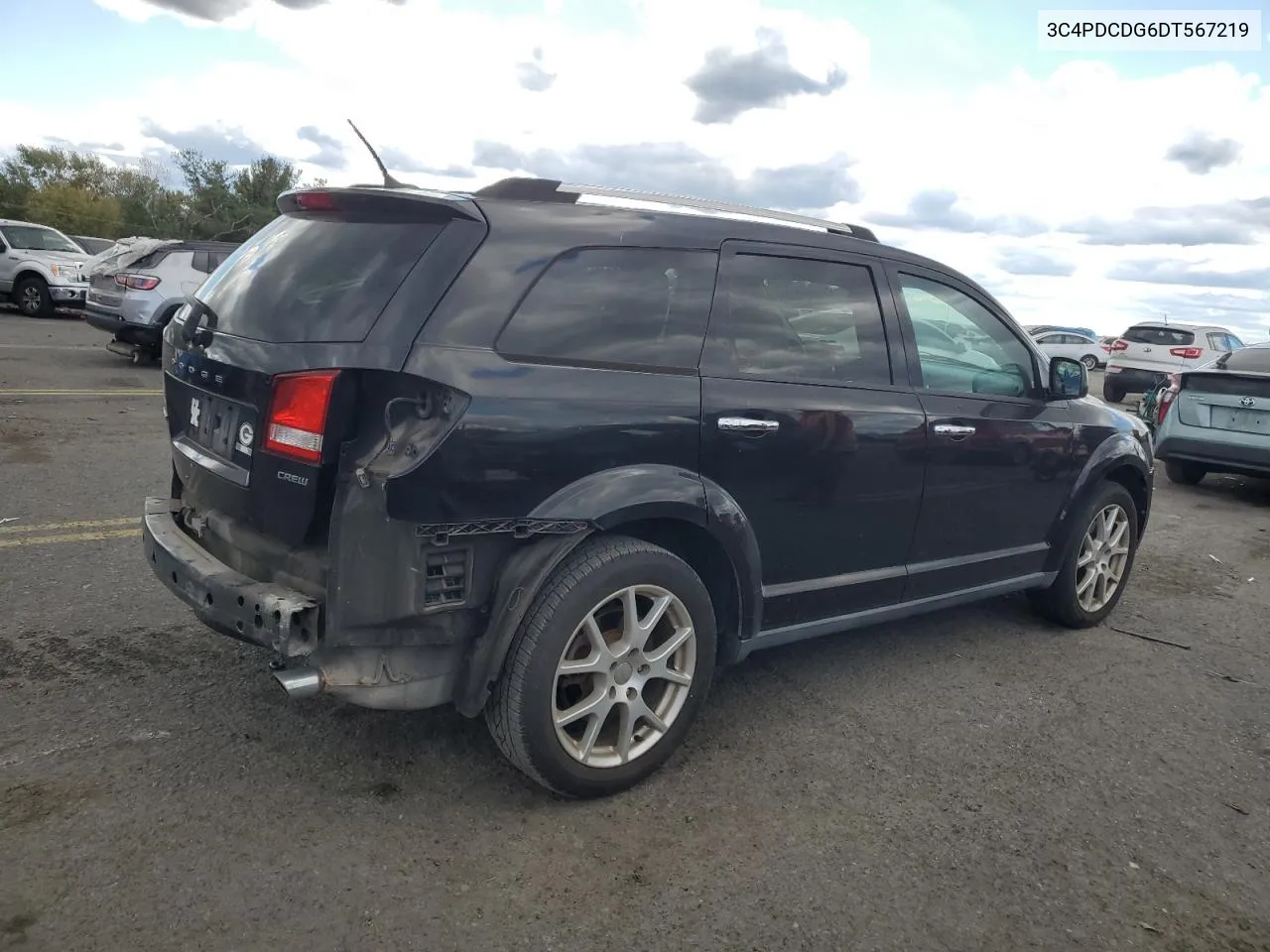 3C4PDCDG6DT567219 2013 Dodge Journey Crew