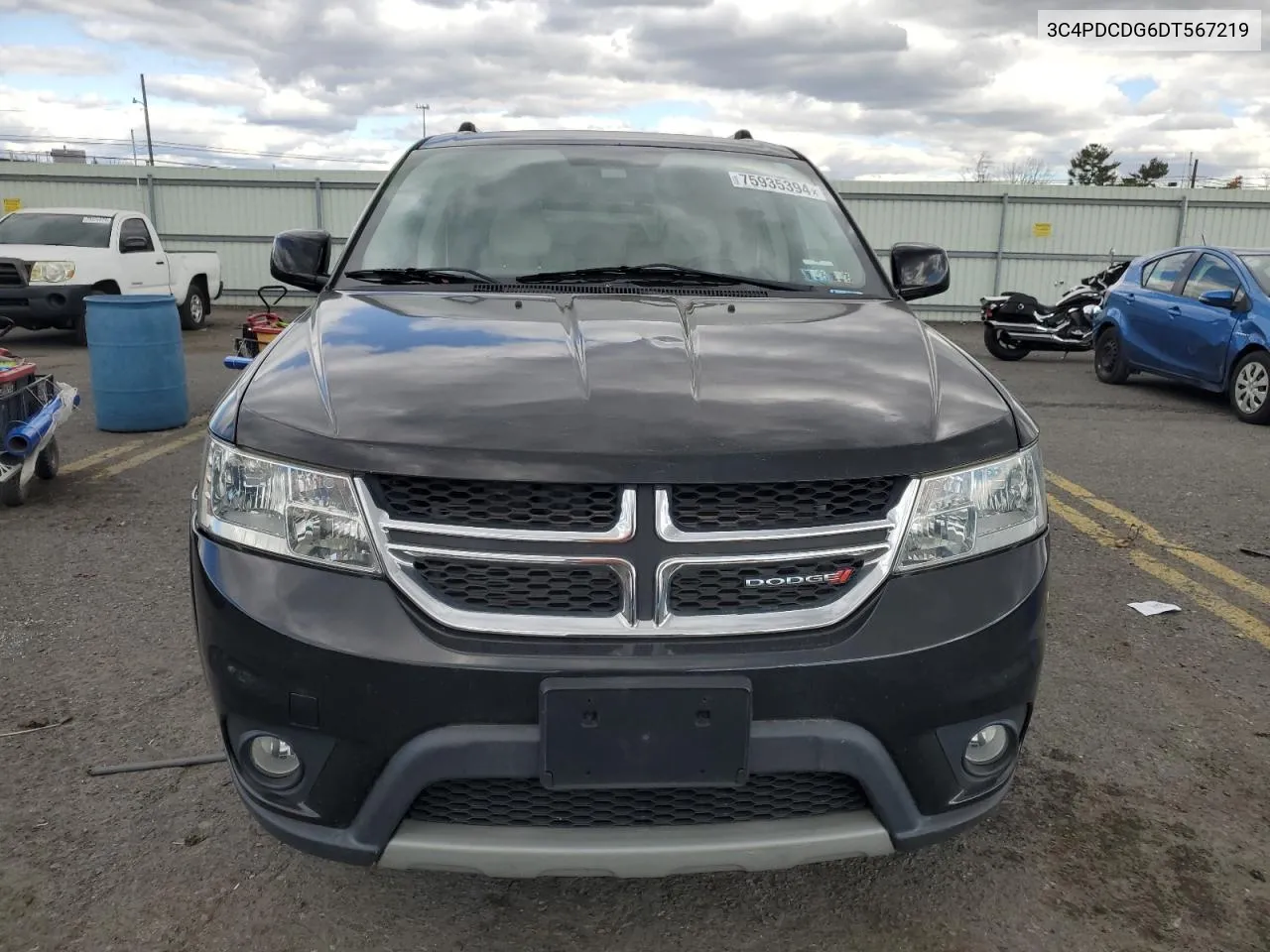 3C4PDCDG6DT567219 2013 Dodge Journey Crew