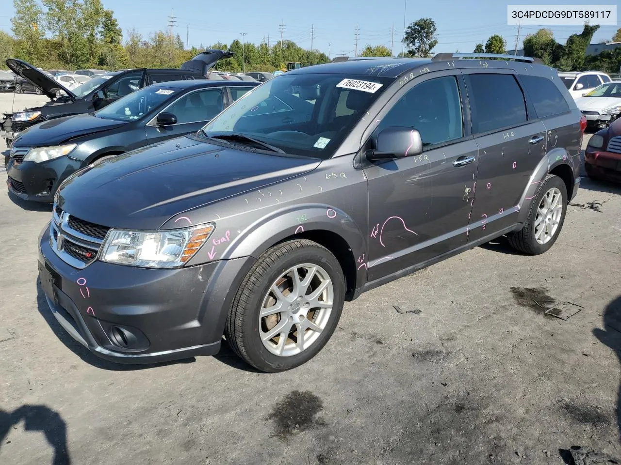 2013 Dodge Journey Crew VIN: 3C4PDCDG9DT589117 Lot: 76023194