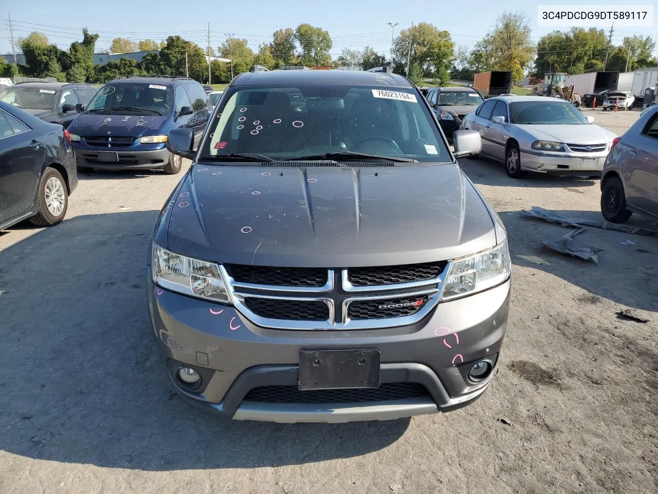 2013 Dodge Journey Crew VIN: 3C4PDCDG9DT589117 Lot: 76023194