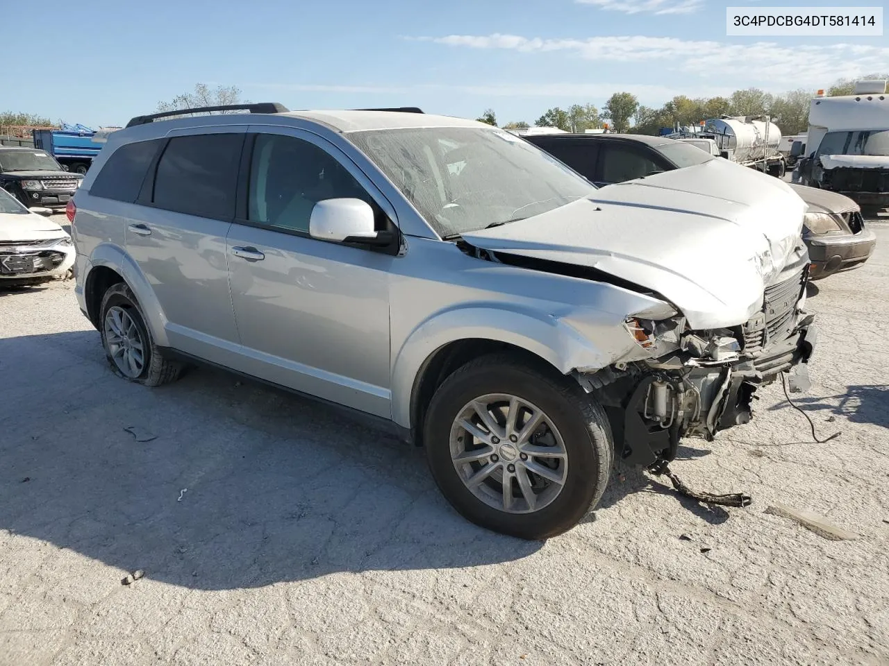 2013 Dodge Journey Sxt VIN: 3C4PDCBG4DT581414 Lot: 76129504