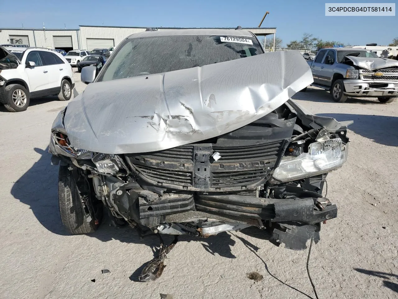 2013 Dodge Journey Sxt VIN: 3C4PDCBG4DT581414 Lot: 76129504