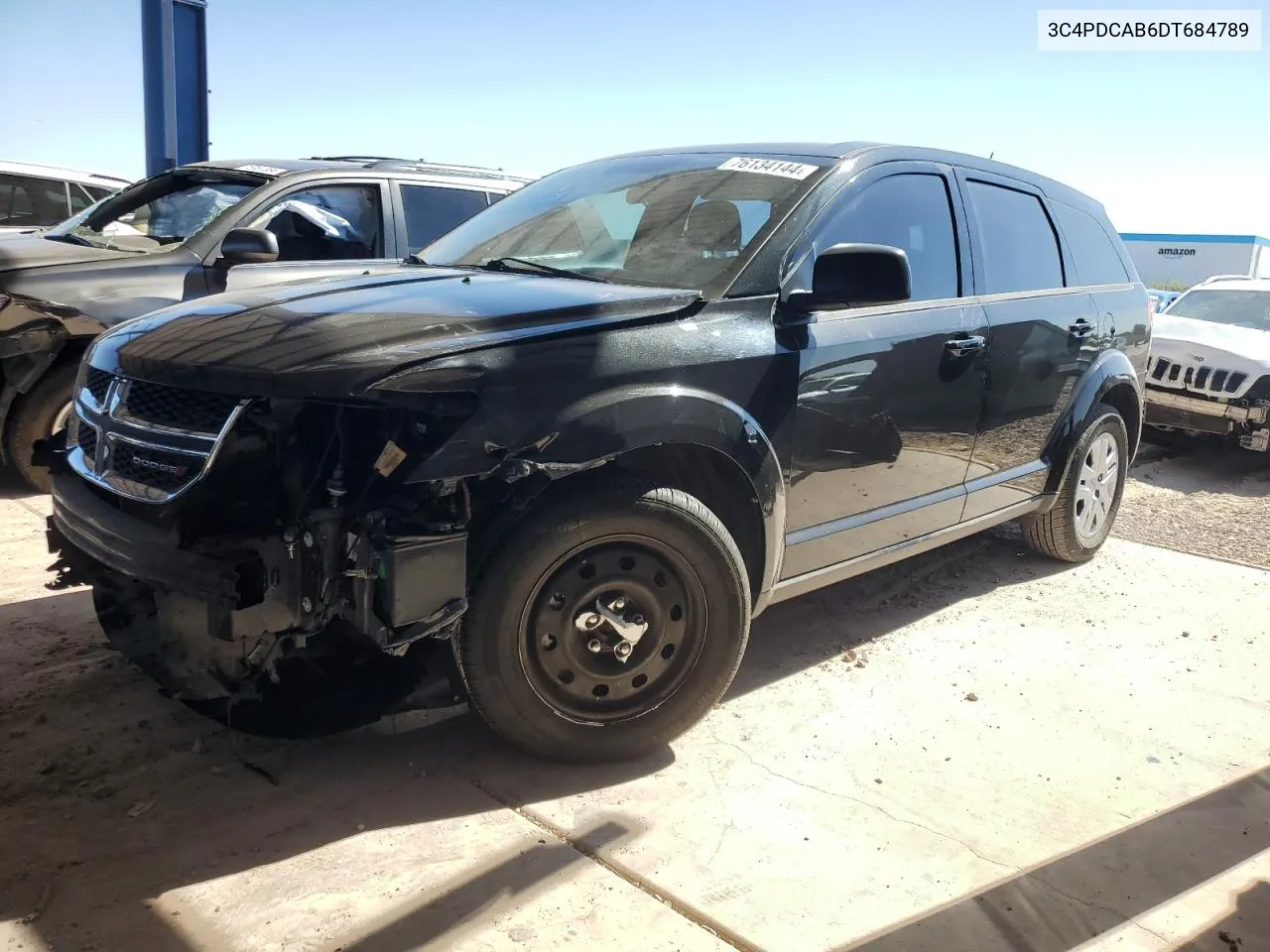 2013 Dodge Journey Se VIN: 3C4PDCAB6DT684789 Lot: 76134144