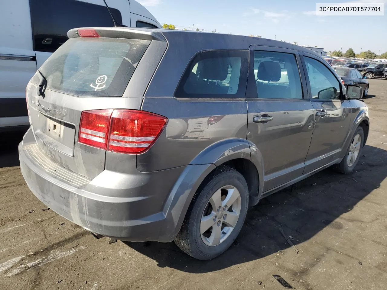 2013 Dodge Journey Se VIN: 3C4PDCAB7DT577704 Lot: 76296474