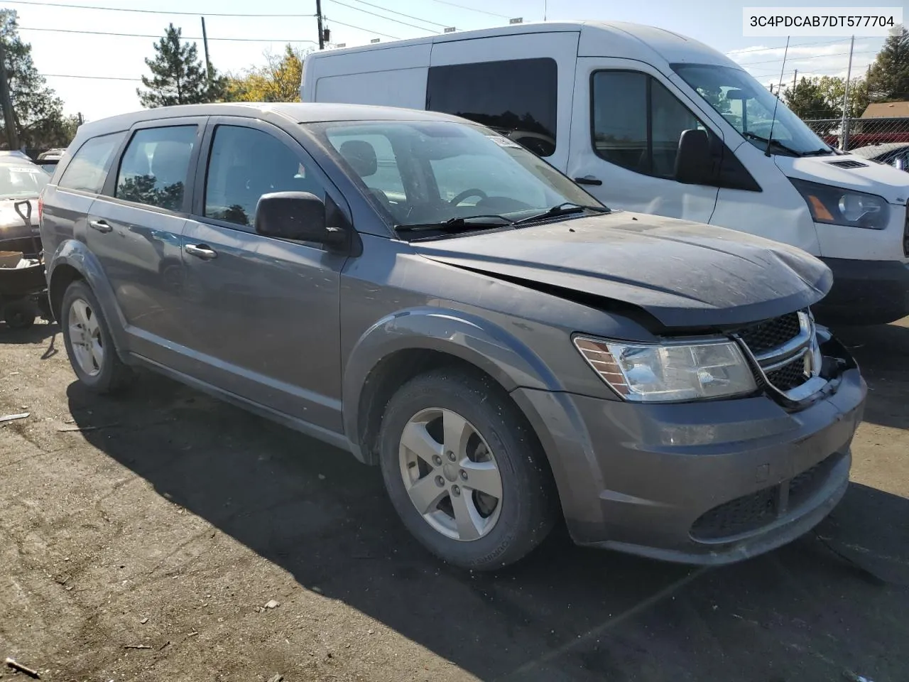 2013 Dodge Journey Se VIN: 3C4PDCAB7DT577704 Lot: 76296474