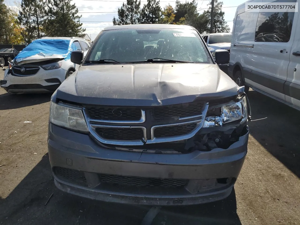 2013 Dodge Journey Se VIN: 3C4PDCAB7DT577704 Lot: 76296474