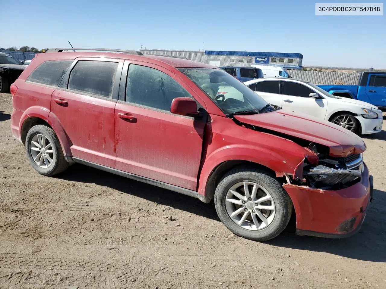 2013 Dodge Journey Sxt VIN: 3C4PDDBG2DT547848 Lot: 76347754