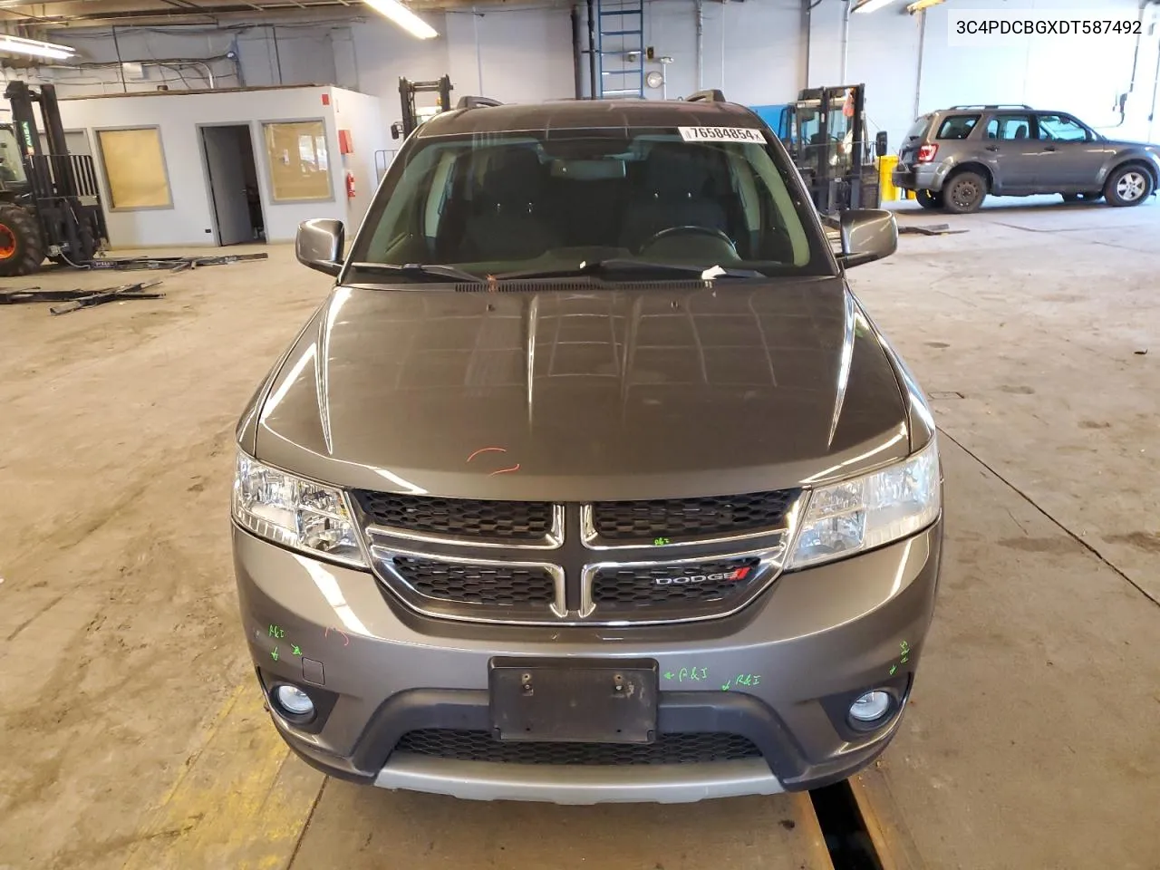 2013 Dodge Journey Sxt VIN: 3C4PDCBGXDT587492 Lot: 76584854