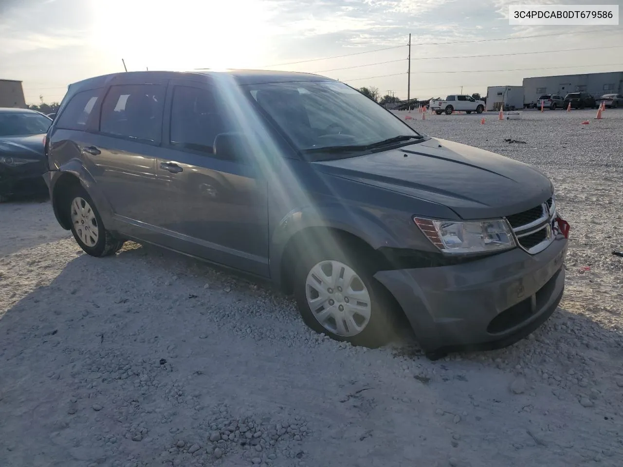 2013 Dodge Journey Se VIN: 3C4PDCAB0DT679586 Lot: 76626944