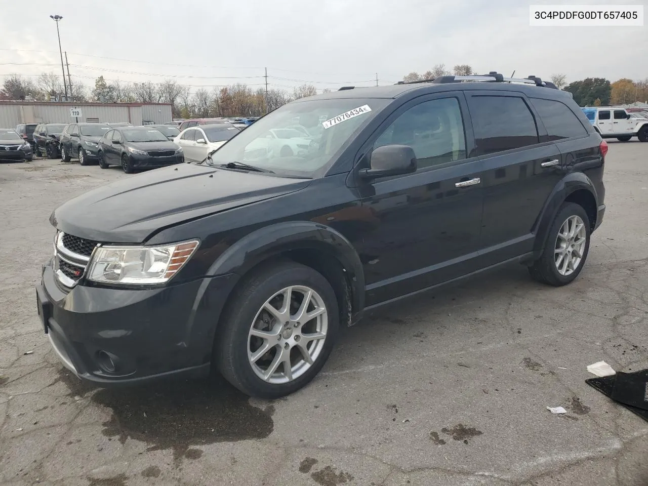 2013 Dodge Journey R/T VIN: 3C4PDDFG0DT657405 Lot: 77076434