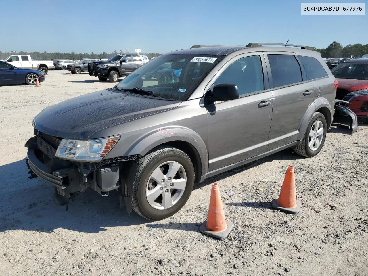 2013 Dodge Journey Se VIN: 3C4PDCAB7DT577976 Lot: 77080074