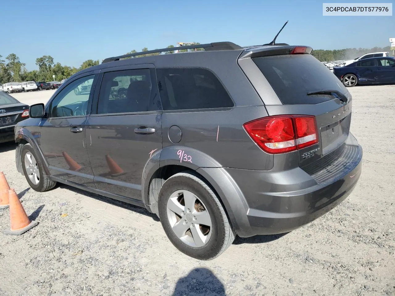 2013 Dodge Journey Se VIN: 3C4PDCAB7DT577976 Lot: 77080074