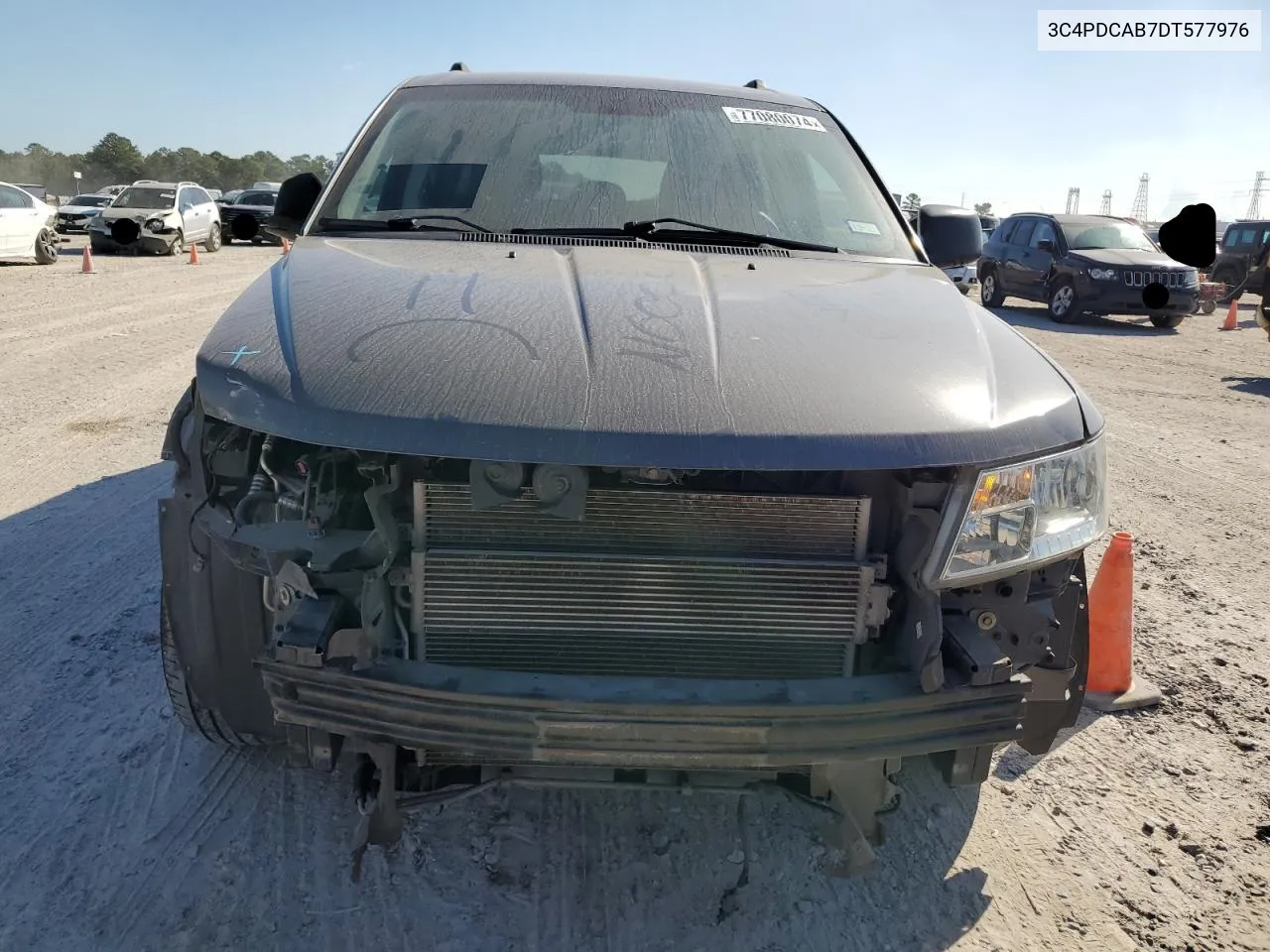 2013 Dodge Journey Se VIN: 3C4PDCAB7DT577976 Lot: 77080074