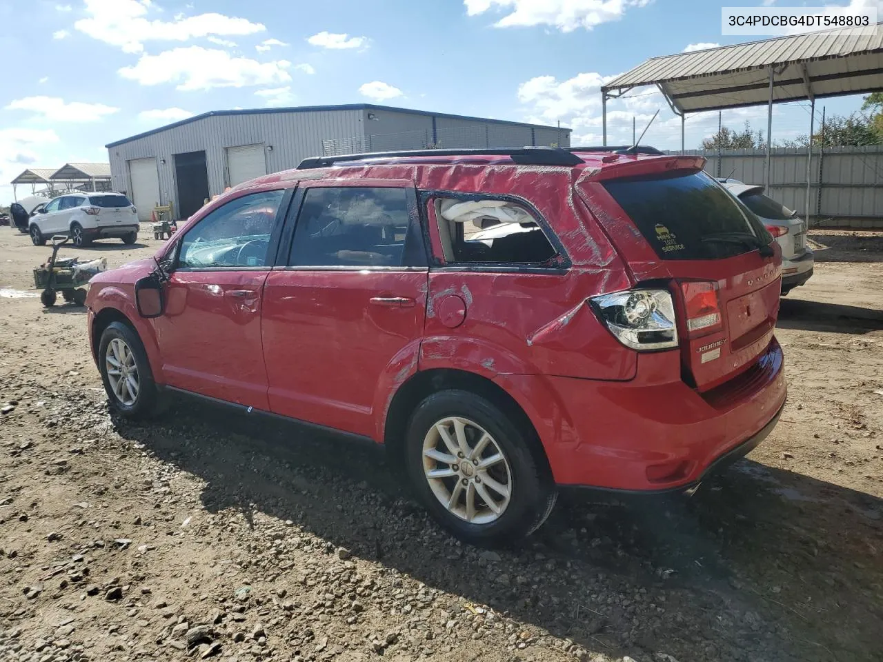 2013 Dodge Journey Sxt VIN: 3C4PDCBG4DT548803 Lot: 77342094